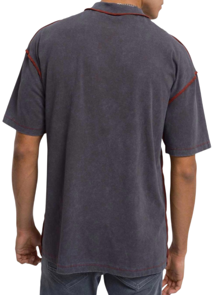 Футболка прямого кроя мужская / Темно-серый / 46 Футболка прямого кроя мужская / Темно-серый / 46