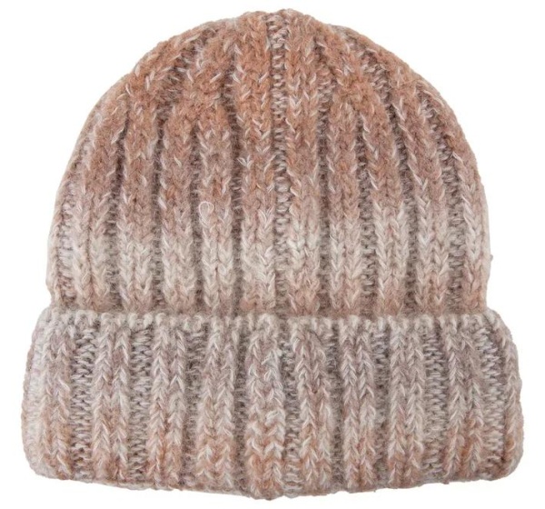 Шапка с шерстью женская / Бежевый / 56