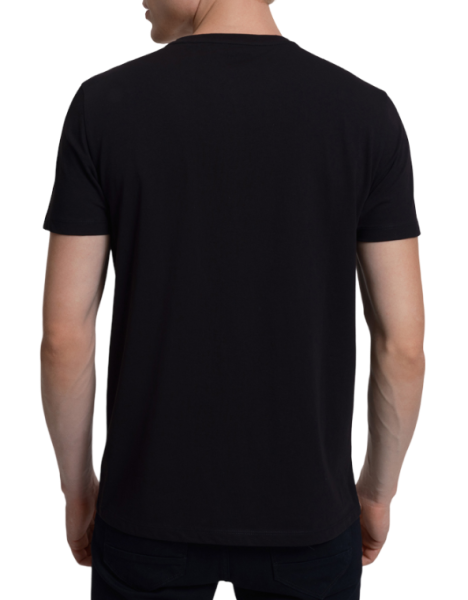 Футболка с логотипом мужская / Черный / 52 Футболка с логотипом мужская / Черный / 52