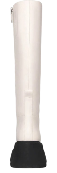 Сапоги кожаные женские / Молочный / 37