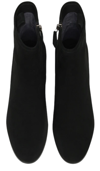 Полусапоги велюровые женские / Черный / 38