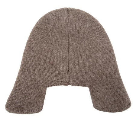 Шапка из шерсти женская / Коричневый / 56 Шапка из шерсти женская / Коричневый / 56