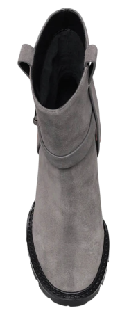 Полусапоги кожаные женские / Серый / 38 Полусапоги кожаные женские / Серый / 38