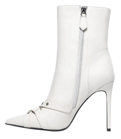 Полусапоги кожаные женские / Молочный / 37 Полусапоги кожаные женские / Молочный / 37