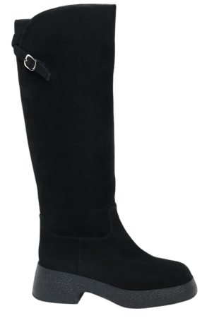 Сапоги велюровые женские / Черный / 37 Сапоги велюровые женские / Черный / 37