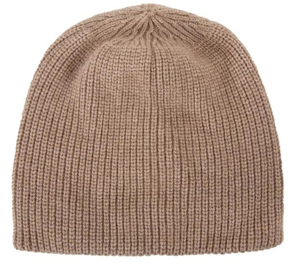 Шапка с шерстью женская / Бежевый / 56
