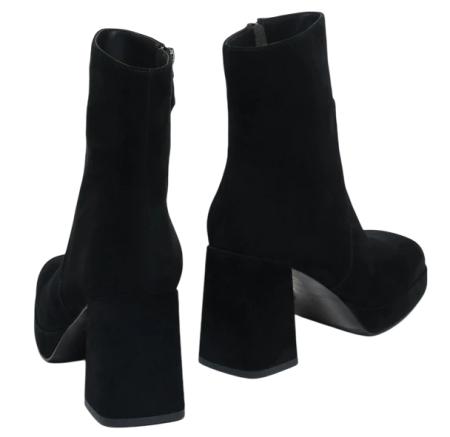 Полусапоги велюровые женские / Черный / 36 Полусапоги велюровые женские / Черный / 36