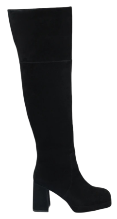 Сапоги велюровые женские / Черный / 37 Сапоги велюровые женские / Черный / 37