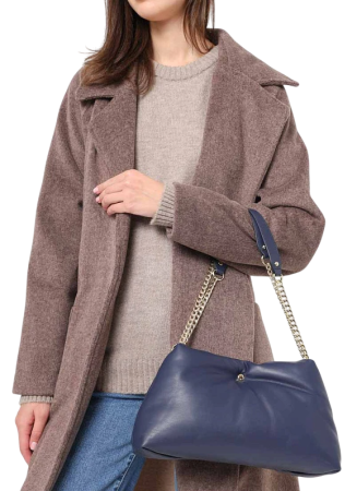 Сумка с цепочкой женская / Синий / L Сумка с цепочкой женская / Синий / L