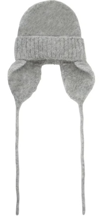 Шапка с шерстью женская / Светло-серый / 56 Шапка с шерстью женская / Светло-серый / 56