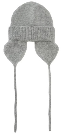 Шапка с шерстью женская / Светло-серый / 56 Шапка с шерстью женская / Светло-серый / 56