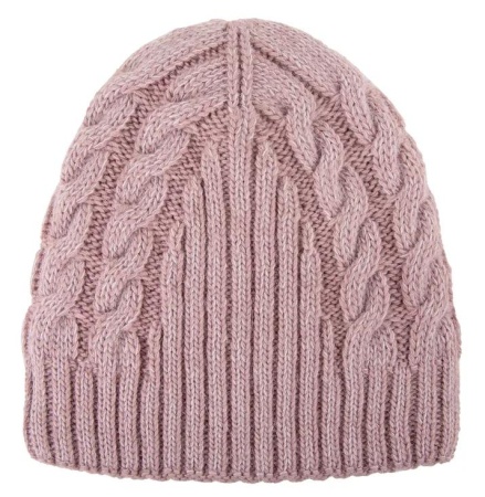 Шапка с шерстью женская / Розовый / 56 Шапка с шерстью женская / Розовый / 56