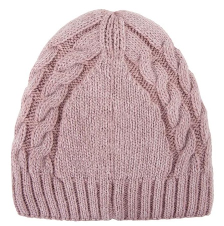Шапка с шерстью женская / Розовый / 56 Шапка с шерстью женская / Розовый / 56