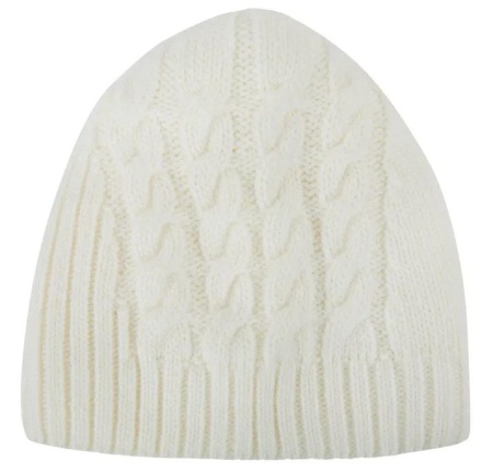 Шапка с шерстью женская / Белый / 56 Шапка с шерстью женская / Белый / 56