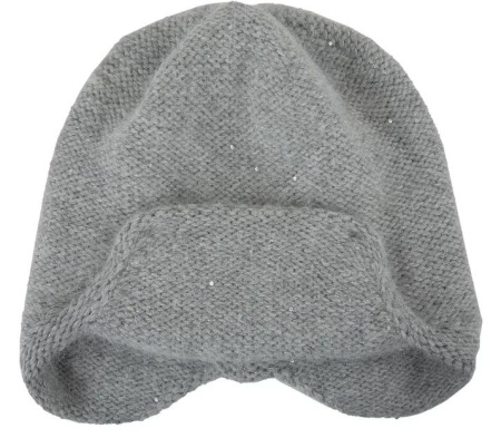 Шапка с шерстью женская / Серый / 56 Шапка с шерстью женская / Серый / 56