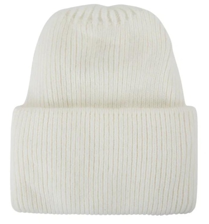 Шапка с шерстью женская / Белый / 56 Шапка с шерстью женская / Белый / 56