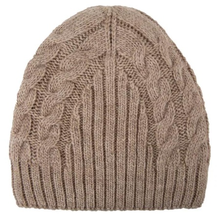 Шапка с шерстью женская / Бежевый / 56 Шапка с шерстью женская / Бежевый / 56