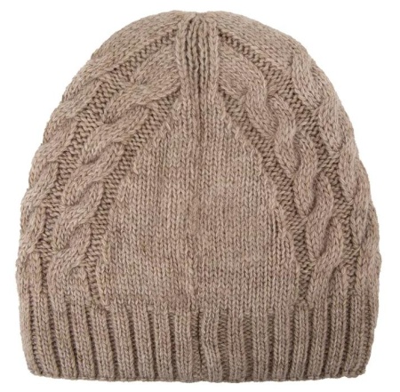 Шапка с шерстью женская / Бежевый / 56 Шапка с шерстью женская / Бежевый / 56