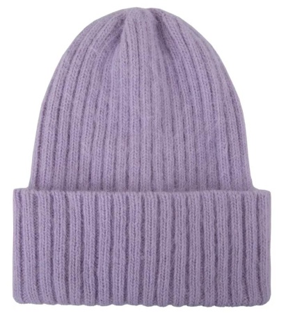 Шапка с шерстью женская / Сиреневый / 56 Шапка с шерстью женская / Сиреневый / 56