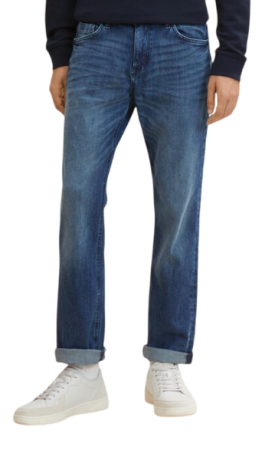 Джинсы прямого кроя мужские / Синий / 50 Джинсы прямого кроя мужские / Синий / 50