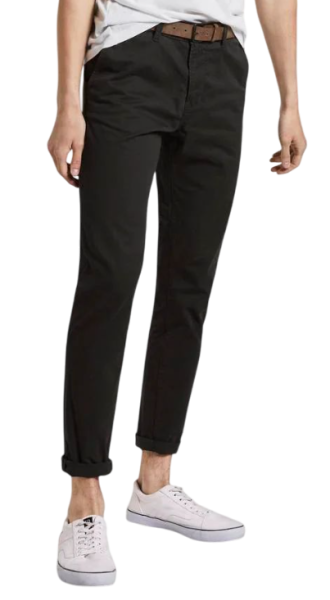 Брюки зауженные мужские / Черный / 48 Брюки зауженные мужские / Черный / 48