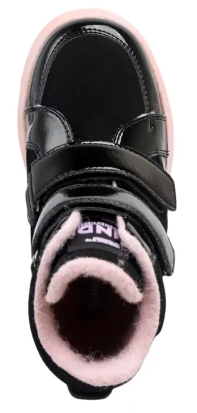 Ботинки из экокожи для девочки / Розовый / 34