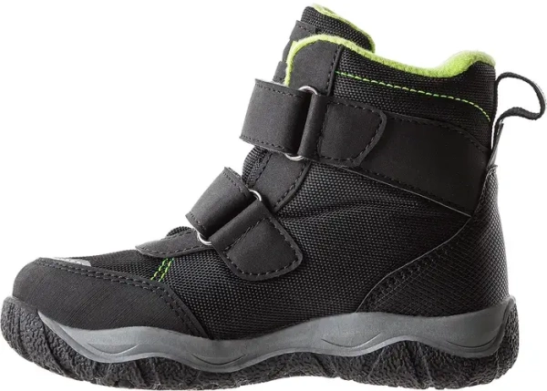 Ботинки из экокожи для мальчика / Черный / 35