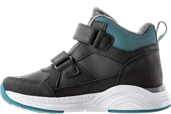 Ботинки из экокожи для мальчика / Черный / 34