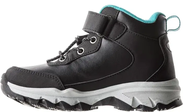 Ботинки из экокожи для мальчика / Черный / 30