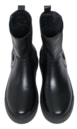 Ботинки кожаные женские / Черный / 40 Ботинки кожаные женские / Черный / 40