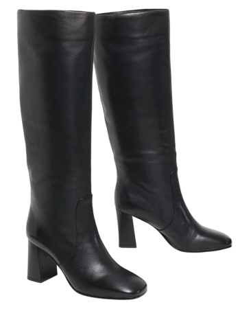 Сапоги кожаные женские / Черный / 35 Сапоги кожаные женские / Черный / 35