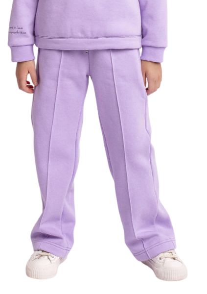 Брюки спортивные для девочки / Сиреневый / 152