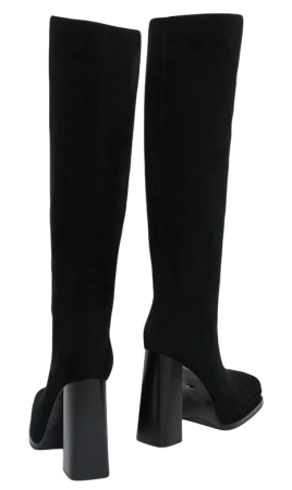 Сапоги велюровые женские / Черный / 36 Сапоги велюровые женские / Черный / 36