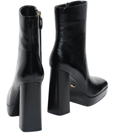 Полусапоги кожаные женские / Черный / 37 Полусапоги кожаные женские / Черный / 37