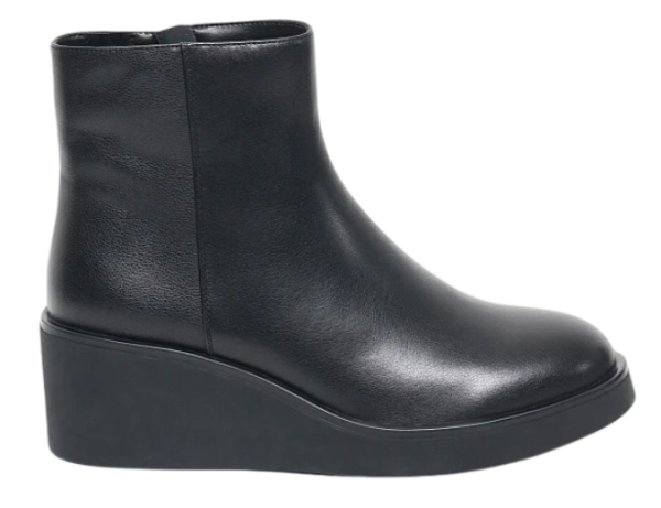 Полусапоги кожаные женские / Черный / 36