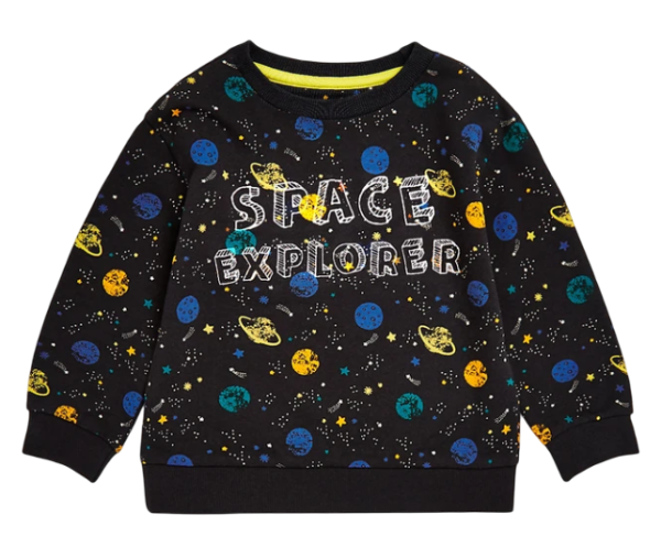 Свитшот для мальчика / Черный / 110