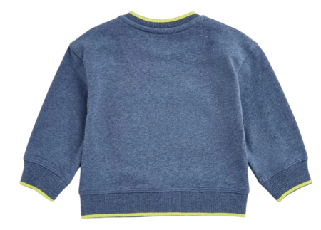 Свитшот с принтом детский / Тёмно-синий / 80