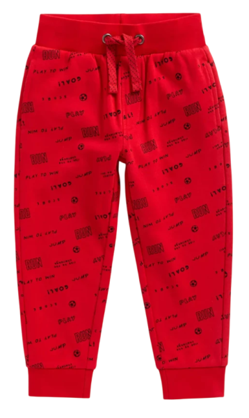 Брюки спортивные для мальчика / Красный / 104