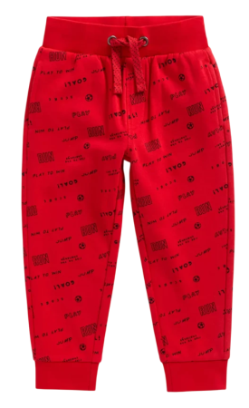 Брюки спортивные для мальчика / Красный / 104