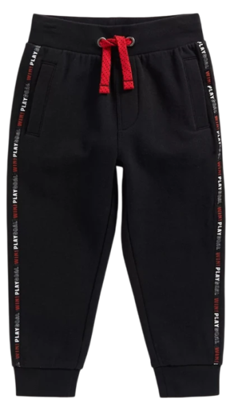 Брюки спортивные для мальчика / Черный / 104