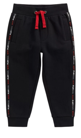 Брюки спортивные для мальчика / Черный / 104