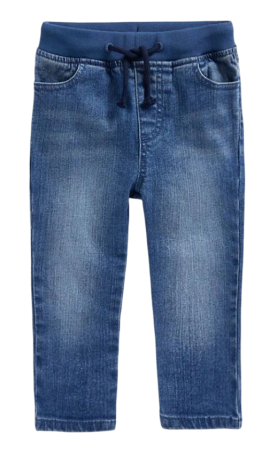 Брюки джинсовые детские / Тёмно-синий / 92