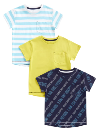 Футболка хлопковая для мальчика / Тёмно-синий / 104