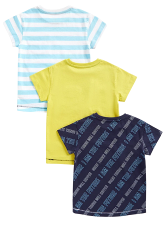 Футболка хлопковая для мальчика / Тёмно-синий / 104