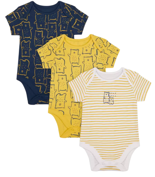 Боди хлопковое детское  / Желтый / 92