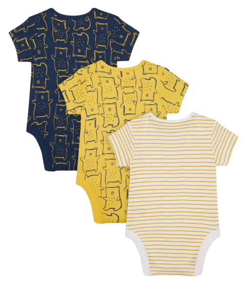 Боди хлопковое детское  / Желтый / 92