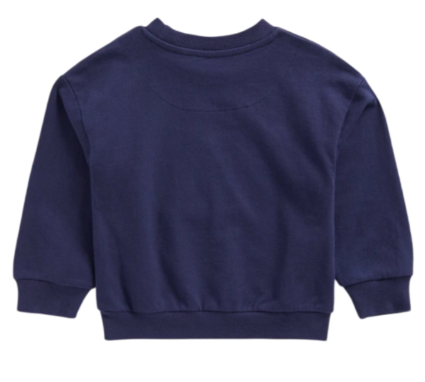 Свитшот принтом для мальчика / Тёмно-синий / 104