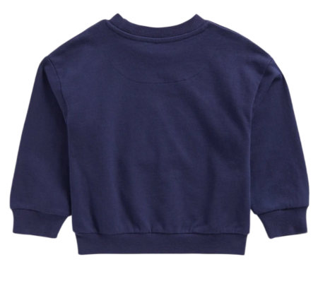 Свитшот принтом для мальчика / Тёмно-синий / 104