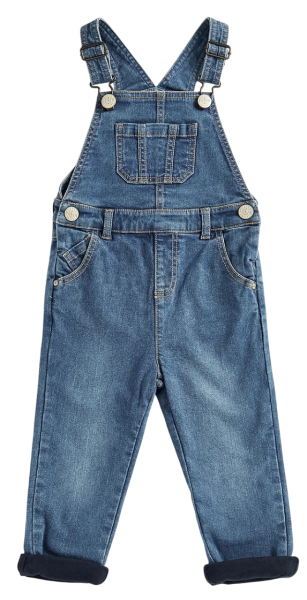 Полукомбинезон джинсовый детский / Синий / 92