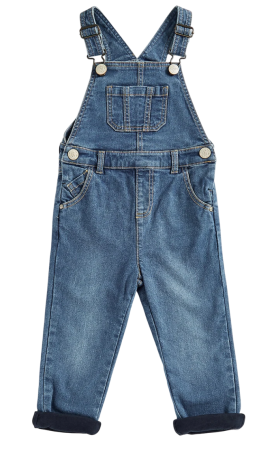 Полукомбинезон джинсовый детский / Синий / 92